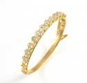 18ct Gold Antique Diamond Bangle