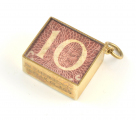 9ct Gold 10 Shilling Charm