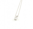 18ct White Gold Diamond Pendant