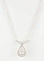 18ct White Gold Diamond Pendant