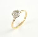 18ct Gold Diamond Single Stone Ring