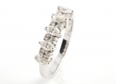 18ct White Gold Diamond Half Eternity