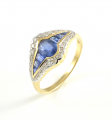 9ct Gold Sapphire and Diamond Ring