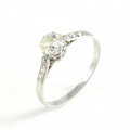 18ct White Gold Diamond Single Stone Ring