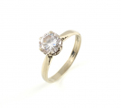 18ct White Gold Diamond Single Stone Ring