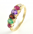 9ct Gold Multistone Ring