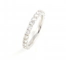 18ct White Gold Diamond Eternity Ring