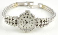 18ct White Gold Anker Diamond Cocktail Watch