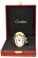 Cartier Brass Oval Alarm Clock